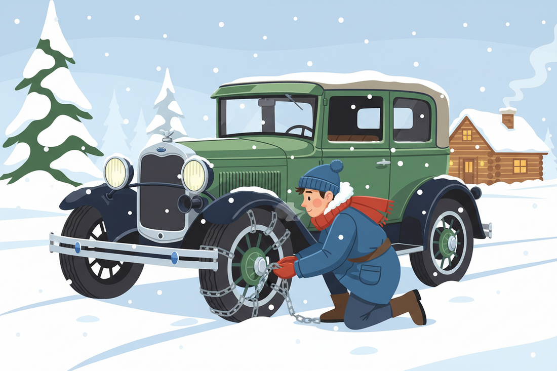 Do you have your tire chains on?
