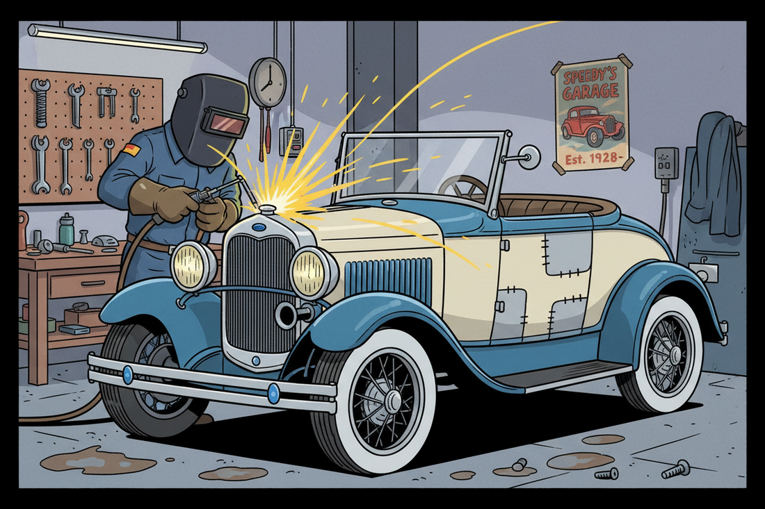 Welding on Model A's