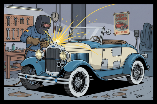 Welding on Model A's
